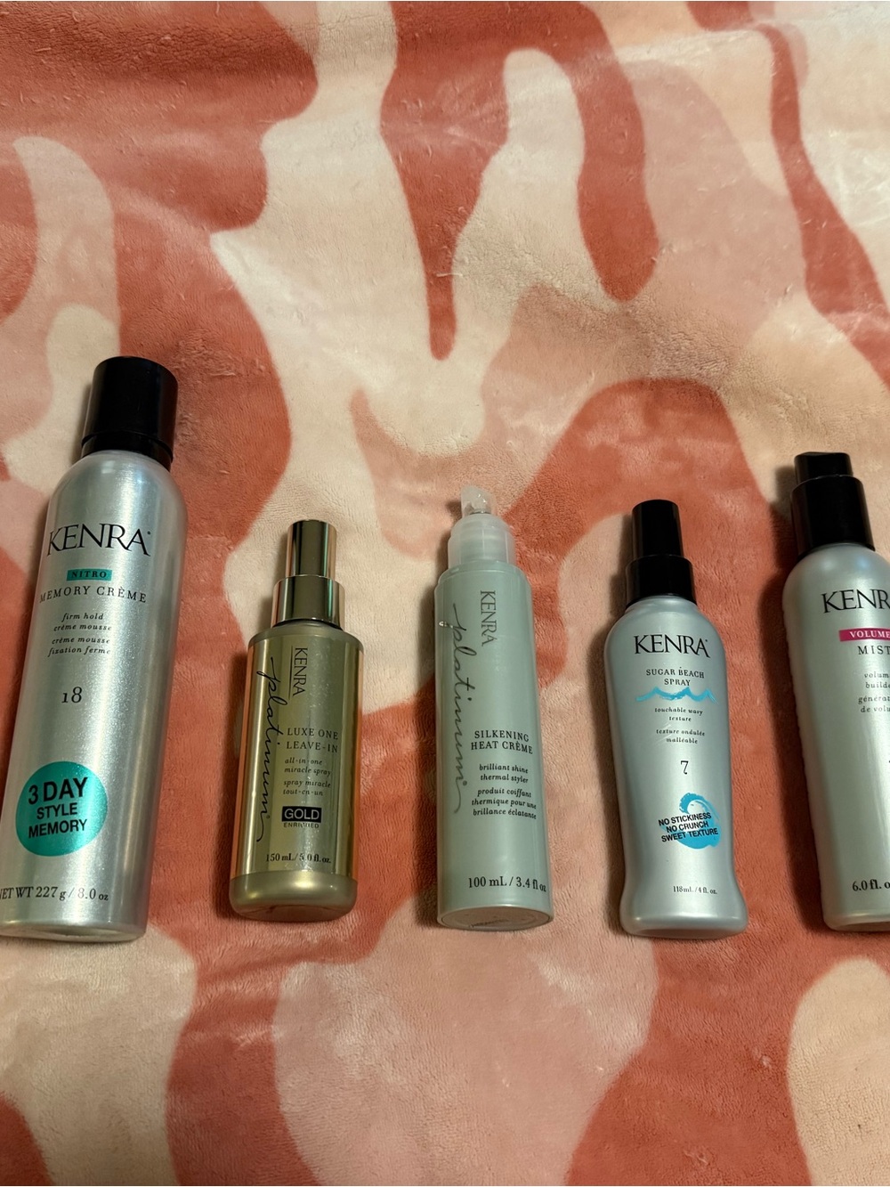 Huge Kenra Hair Product Bundle of 5